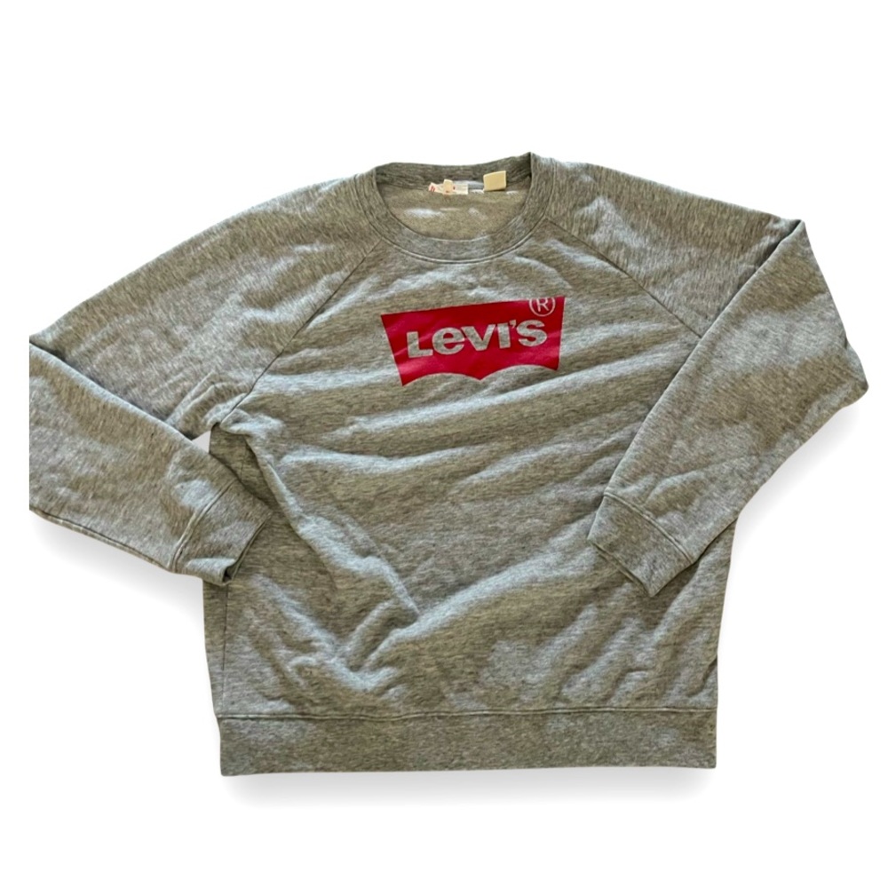 LEVI’S Official Vintage Style Logo Casual Sweatshirt: Adult Unisex Medium: SOFT